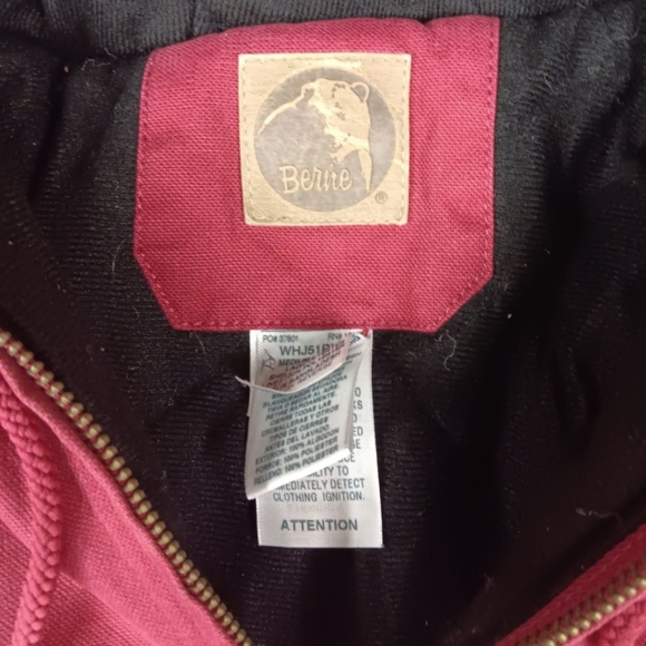 VTG Berne Pink Canvas Jacket - Picture 4 of 5